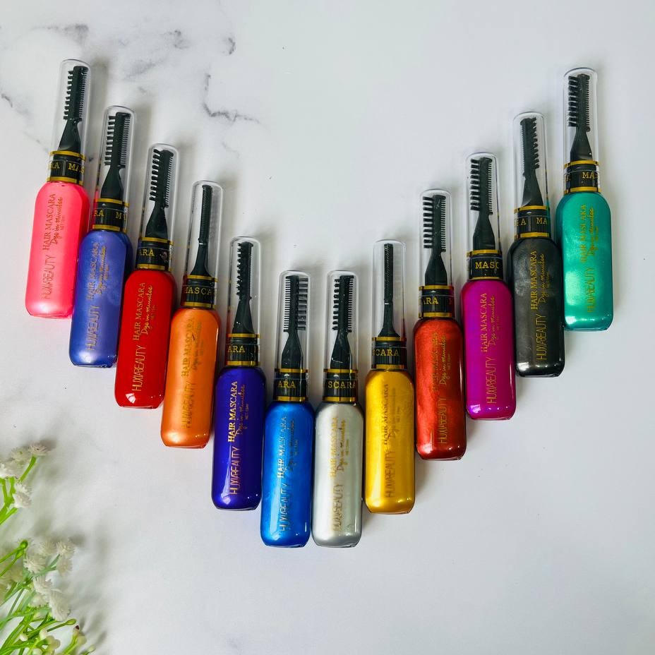 پک 6تایی ریمل مو رنگی و موقت