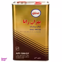 روغن موتور بهران رانا مدل SM 5W50 حجم 4 لیتر