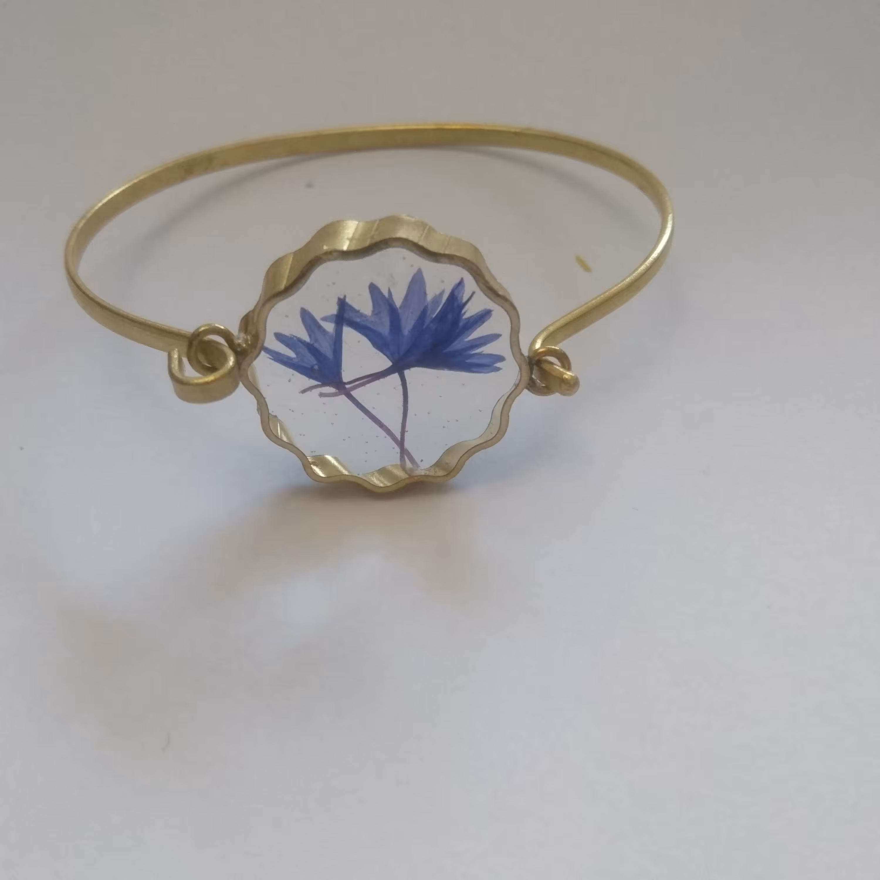 دستبند رزینی گل گندم