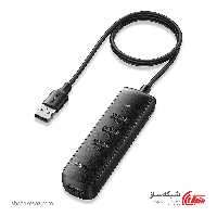 قیمت و خرید هاب USB 3.0 با 4 پورت یوگرین Ugreen CM416 با قابلیت اتصال آداپتور - شبکه ساز