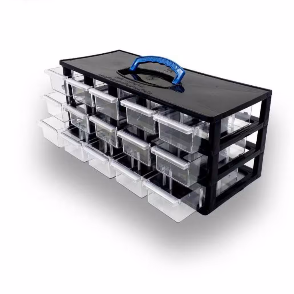 جعبه ابزار و بدلیجات 15 کشویی