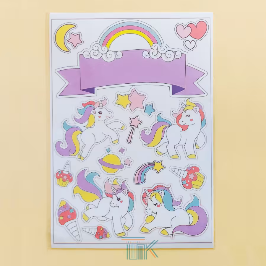 استیکر طرح یونیکورن | خرید کتاب زبان | خرید لوازم التحریر | چی کتاب | بالاترین تخفیف و ارسال رایگان