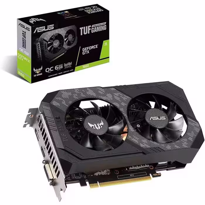 کارت گرافیک ایسوس مدل TUF-GTX1660-6G-GAMING