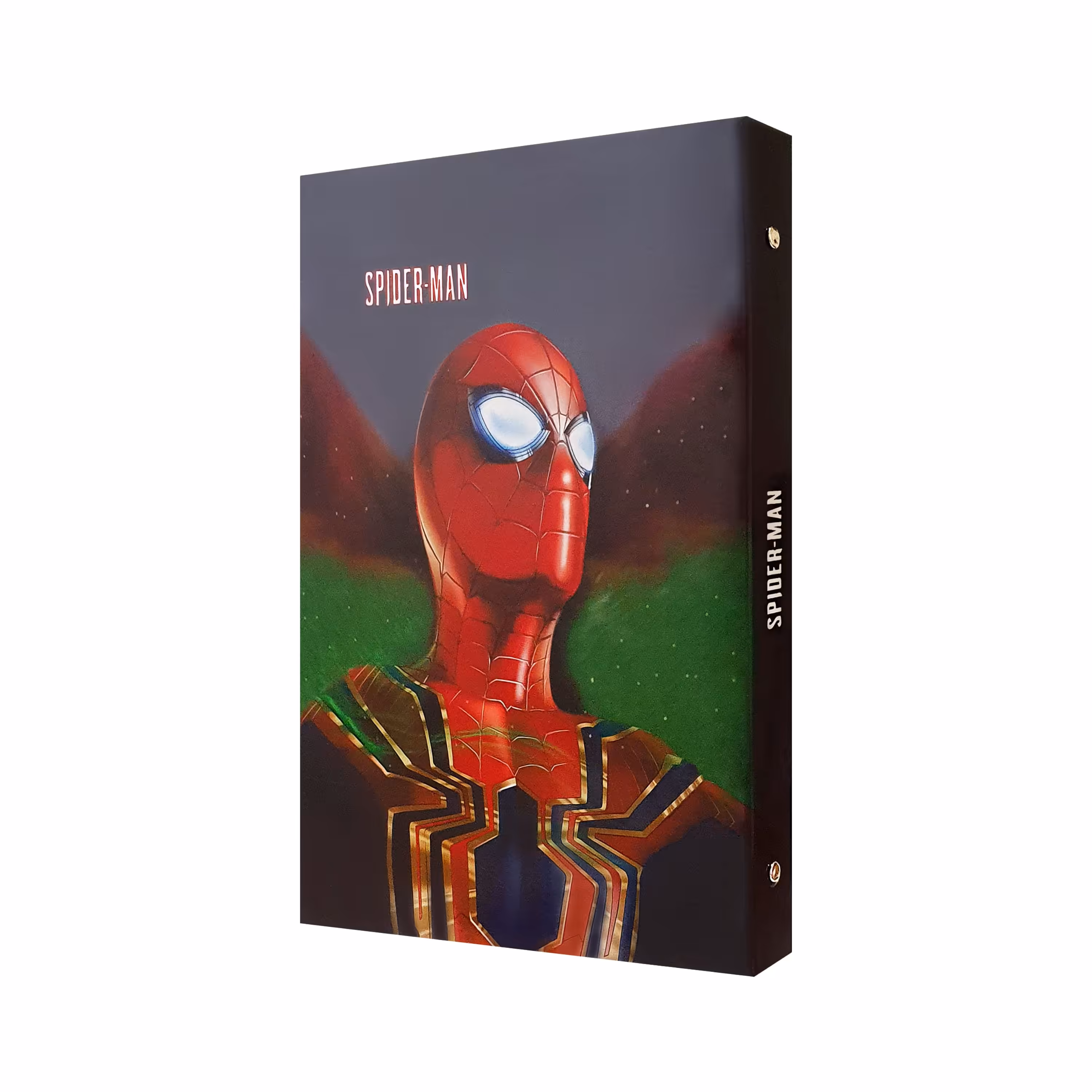 دفتر کلاسوری 100 برگ پدیده نقش مدل 26 حلقه کالکشن game طرح Spider Man کد 02