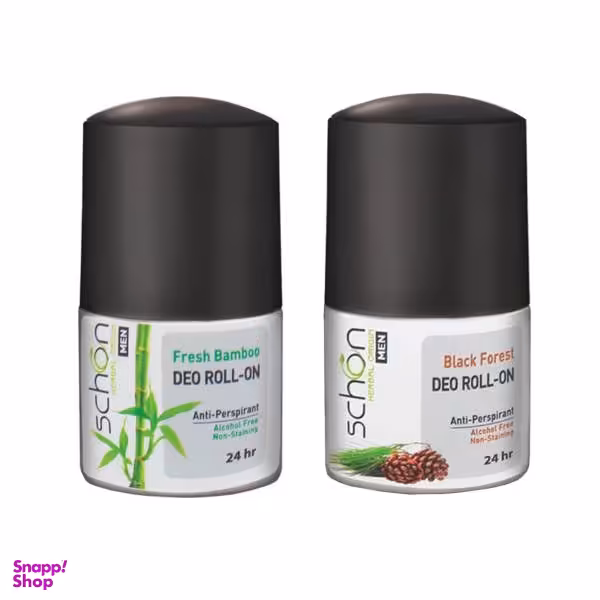 پک دوتایی رول دیودورانت شون (Schon) مدل Fresh Bamboo و black forest