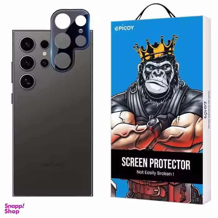 محافظ لنز دوربین اپیکوی مدل 3D-Lens Power مناسب برای گوشی موبایل سامسونگ Galaxy S24 Ultra