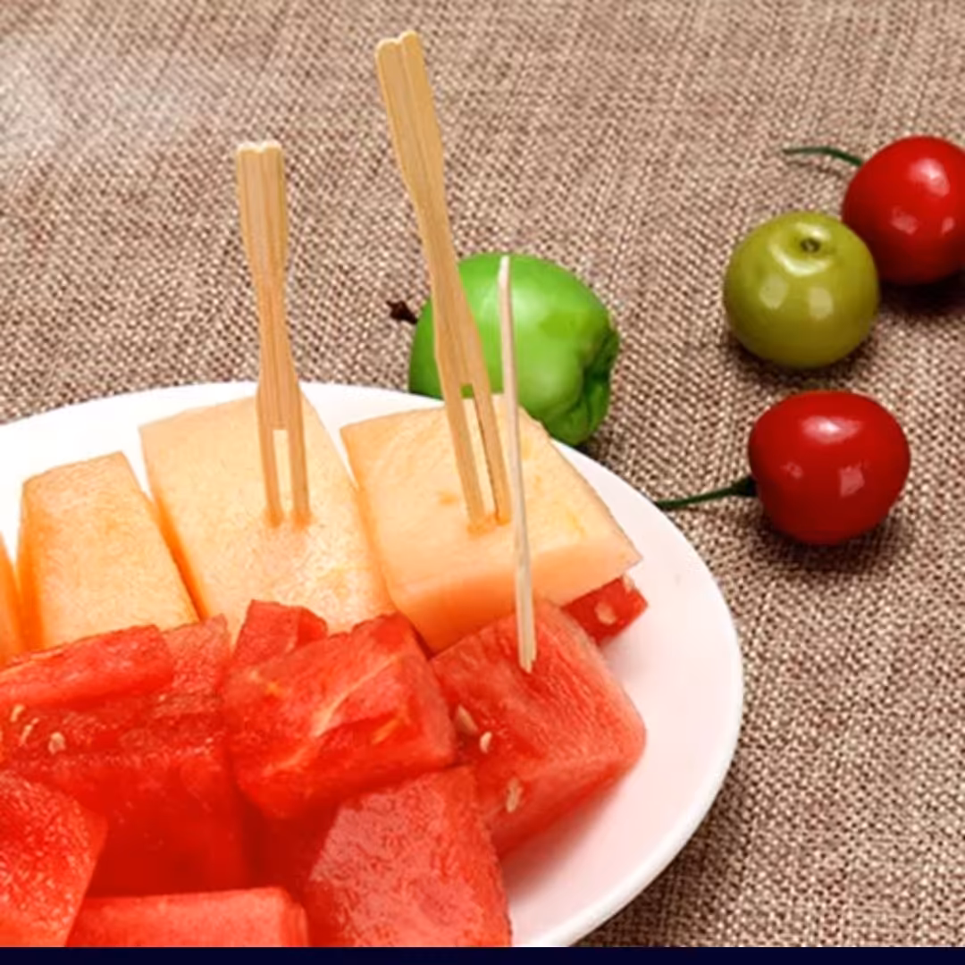 چنگال چوبی 50 عددی