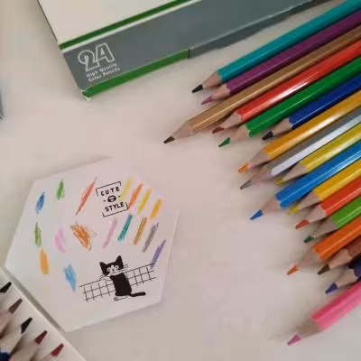 مداد 24 رنگ مقوایی ادمیرال