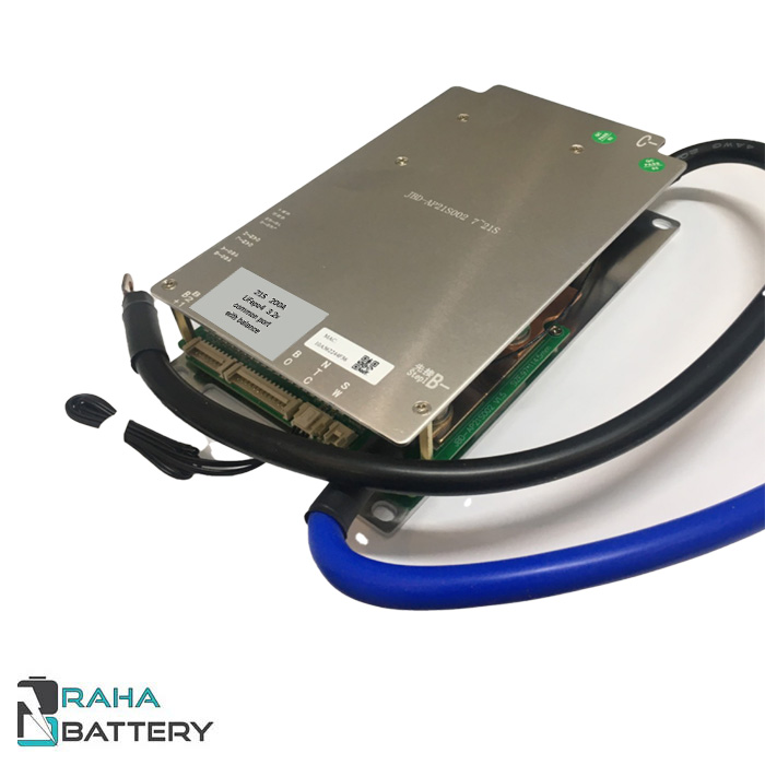 BMS هوشمند باتری لیتیوم (LFP) 7-21 سل 200A آمپر 32V با پورت RS485/CAN