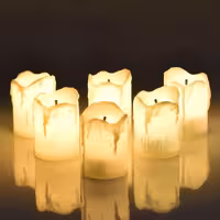 شمع ال ای دی مدل مگنت  شش عددی