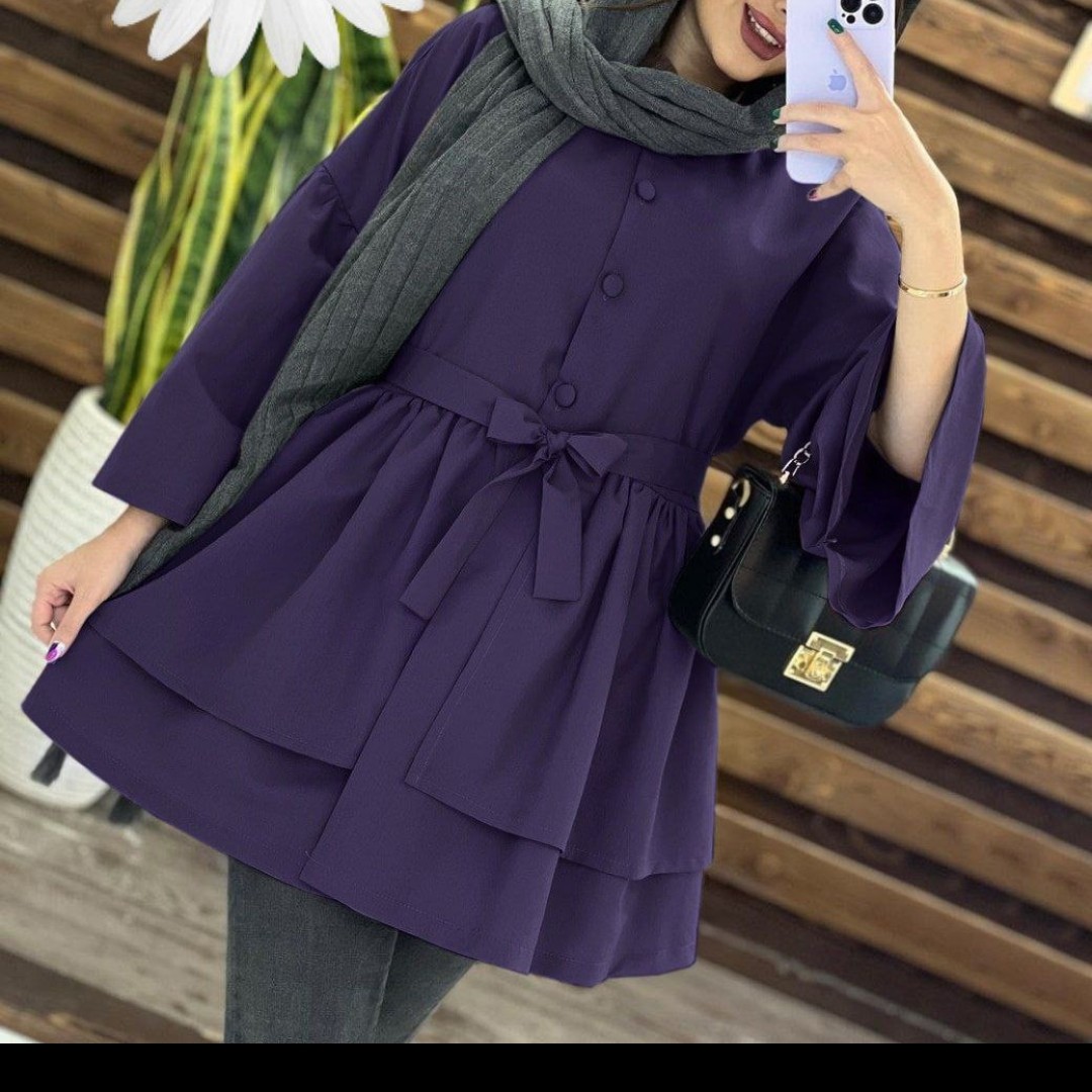 مانتو مدل دو دامنه رنگبندی( ارسال رایگان)