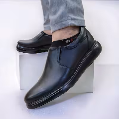 کفش مردانه چرم لوفر کشی فوق اعلا