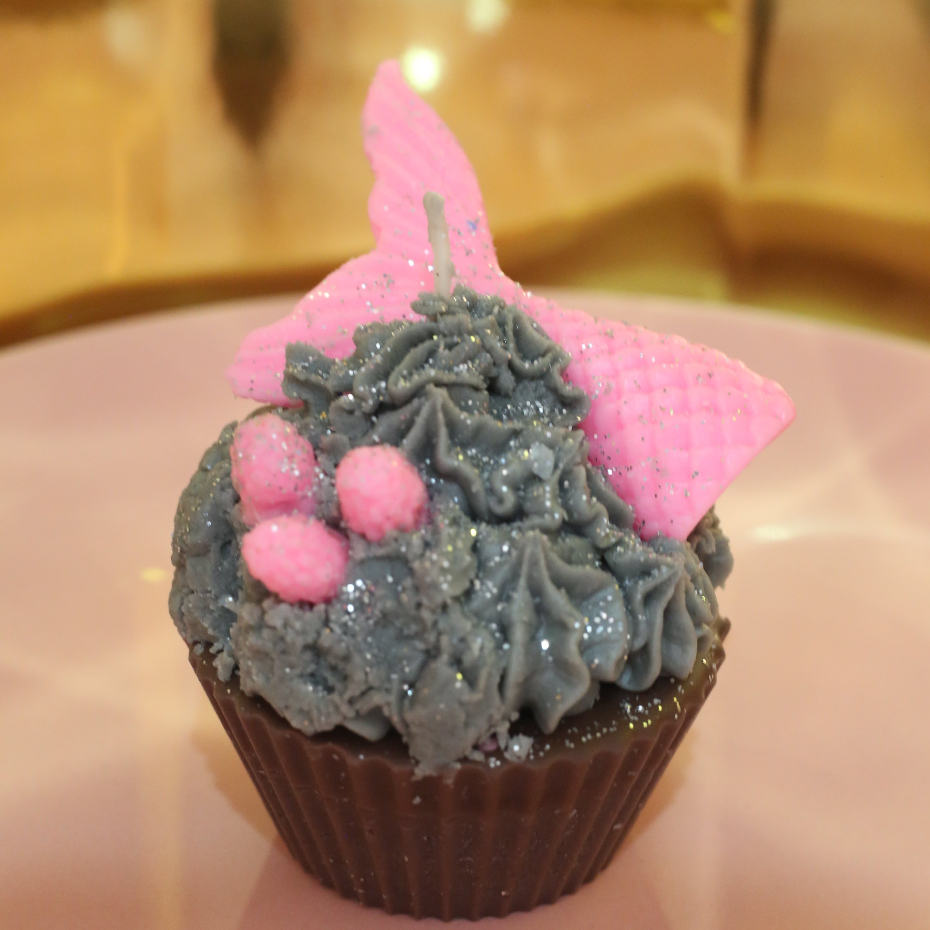 شمع دم پری . طرح کاپ کیک  مدل 3