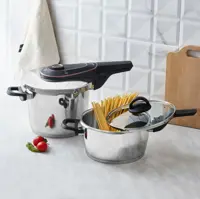 زودپز دوقلو کاراجا مدل Discovery رنگ زرگلد ظرفیت 4و6 لیتری 