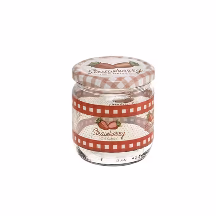 بانکه 425 میلی لیتر هروین طرح توت فرنگی مدل 30153