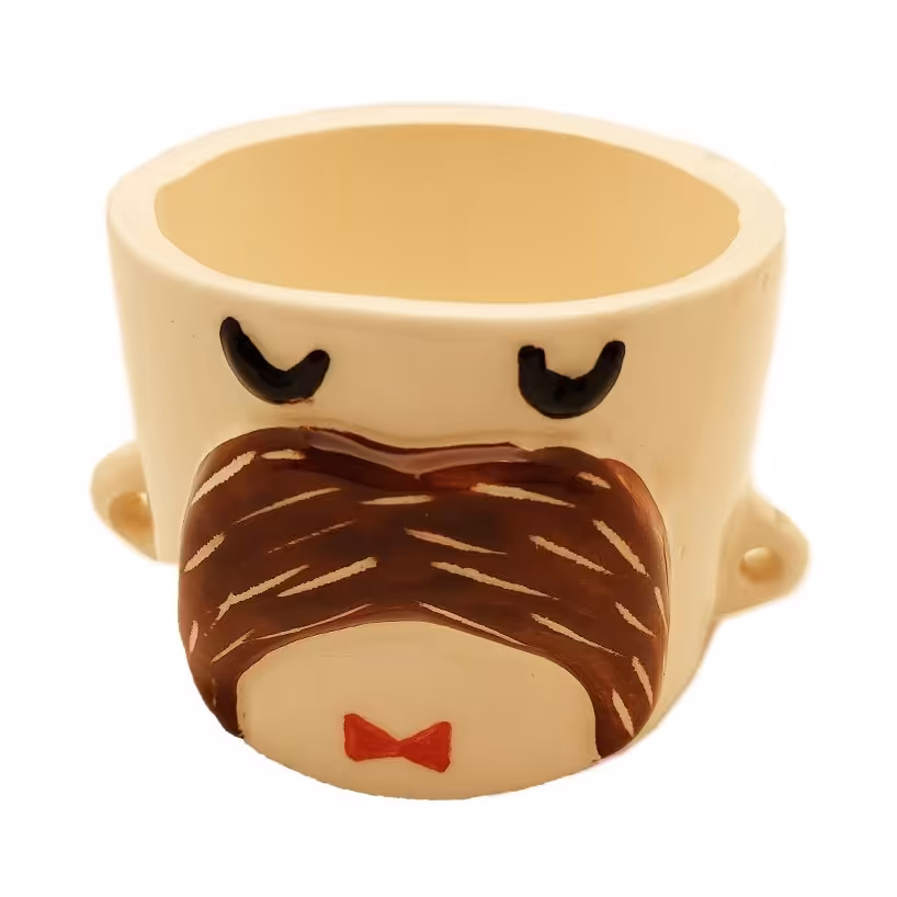 گلدان سرامیکی فانتزی مدل سیبیلو 