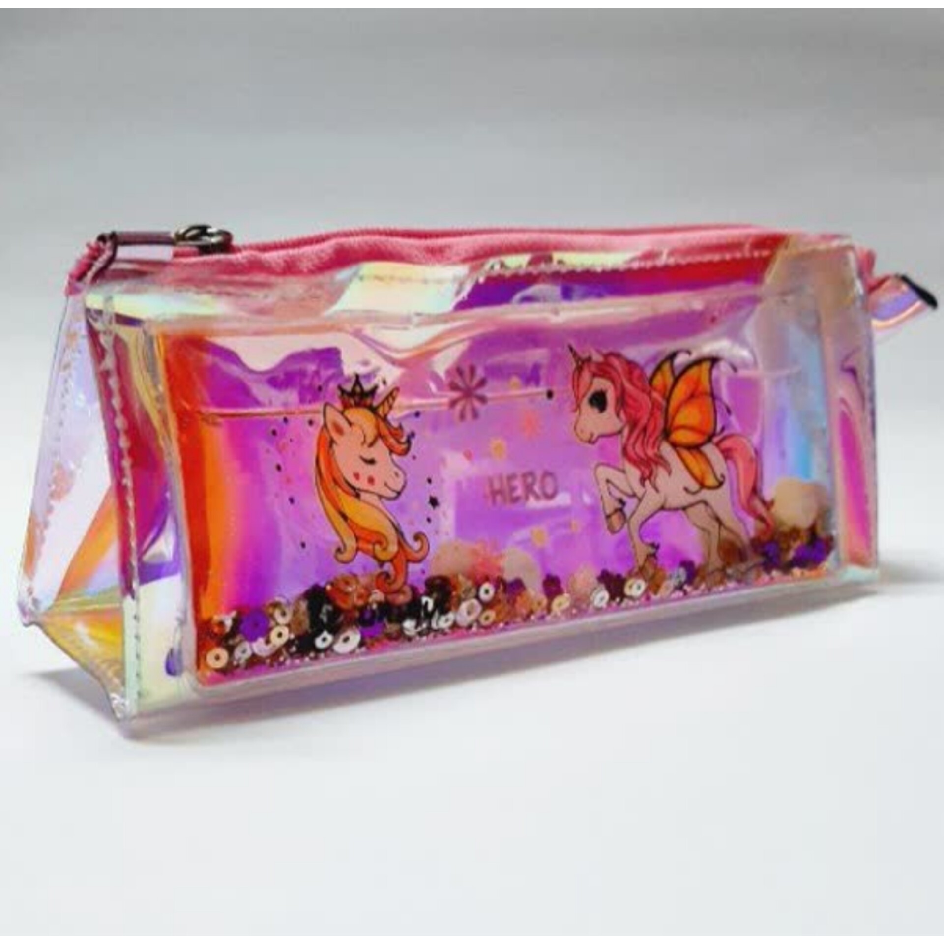 جامدادی هولوگرامی طرح یونیکورن