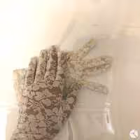 دستکش توری جذاب در دو مدل و دو رنگ جذاب