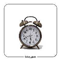 ساعت زنگی روکش مس ارتفاع 16