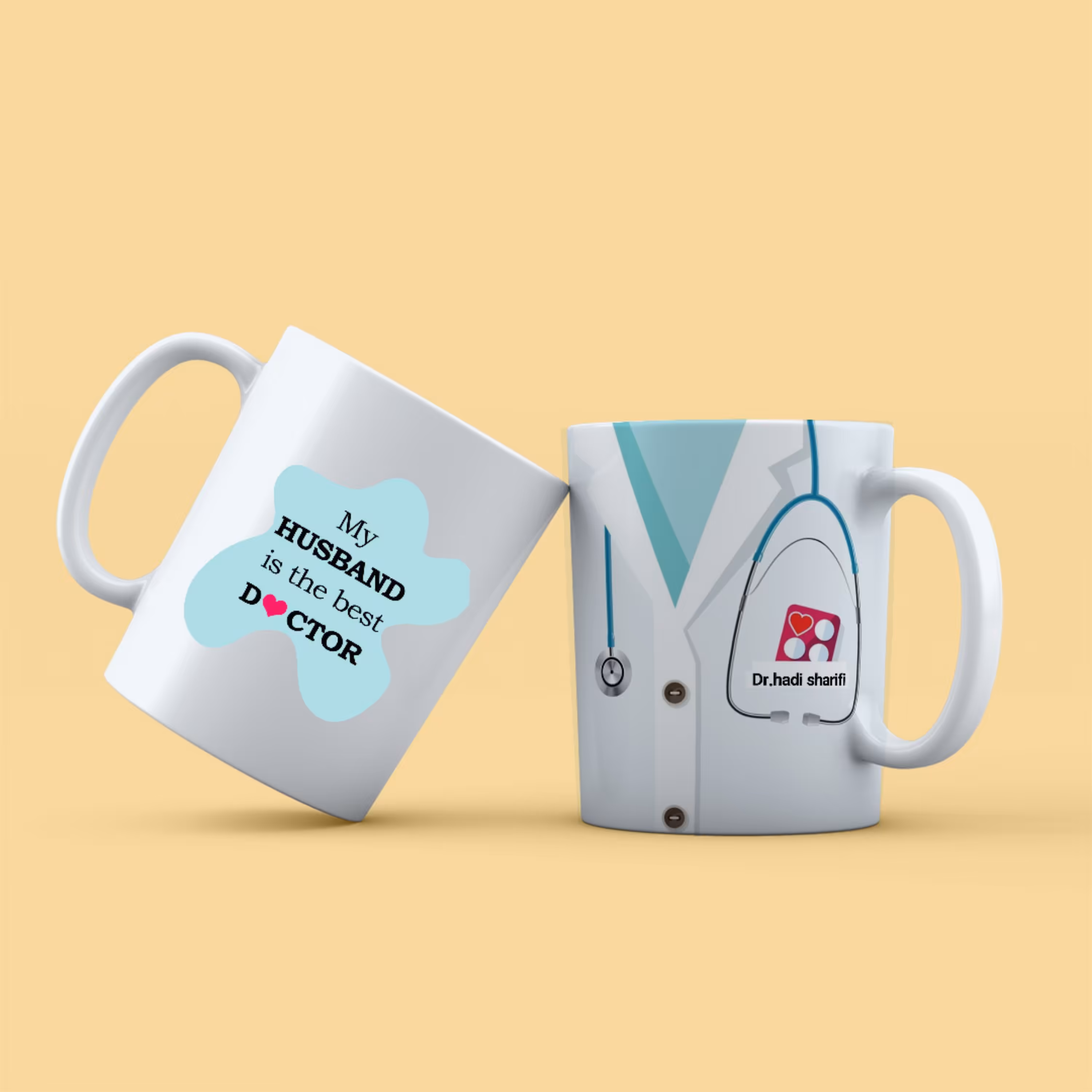 لیوان (ماگ) سفارشی روز پزشک (مخصوص دکترها)