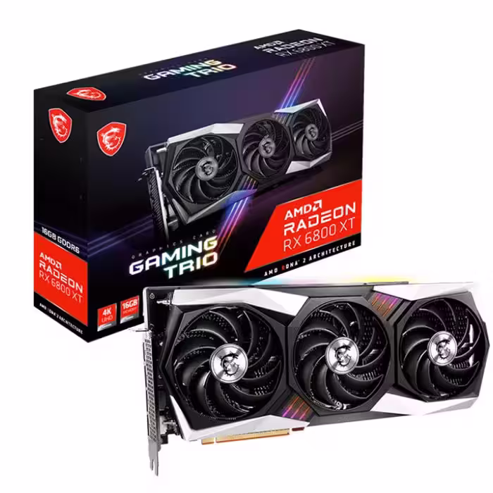 کارت گرافیک ام اس آی Radeon RX 6800 XT GAMING TRIO 16G