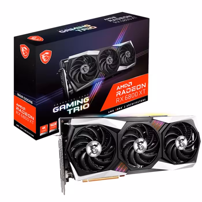 کارت گرافیک ام اس آی Radeon RX 6800 XT GAMING TRIO 16G