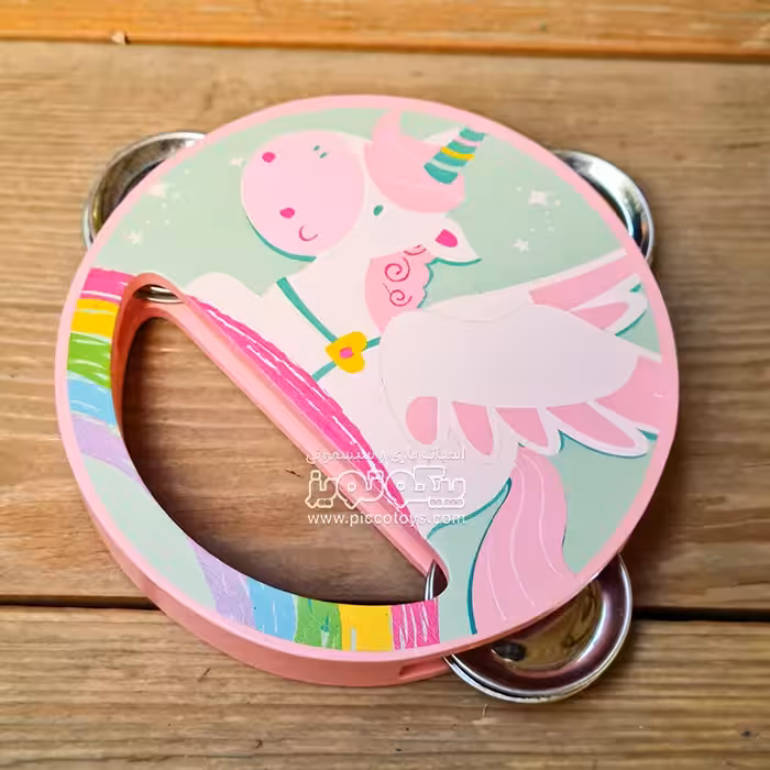 دایره زنگی چوبی پیکاردو طرح یونیکورن کد P/BZ-20-H/B