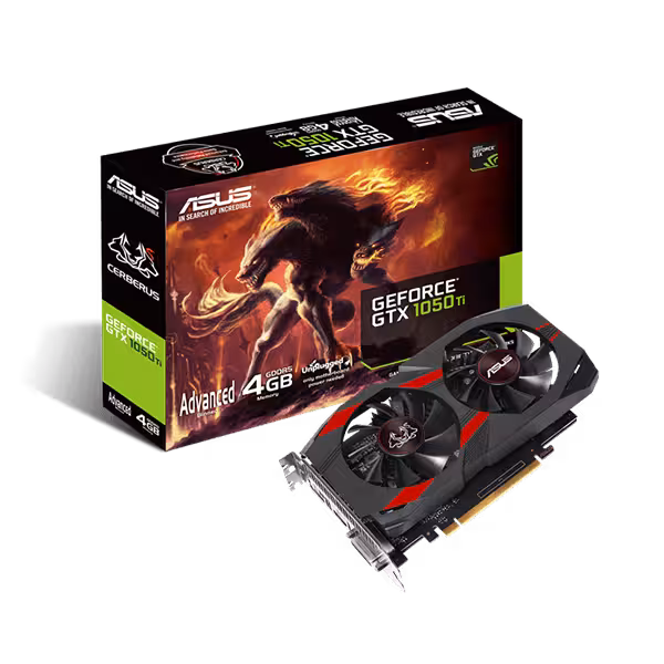 کارت گرافیک ایسوس ASUS Cerberus GeForce GTX 1050 Ti Advanced Edition