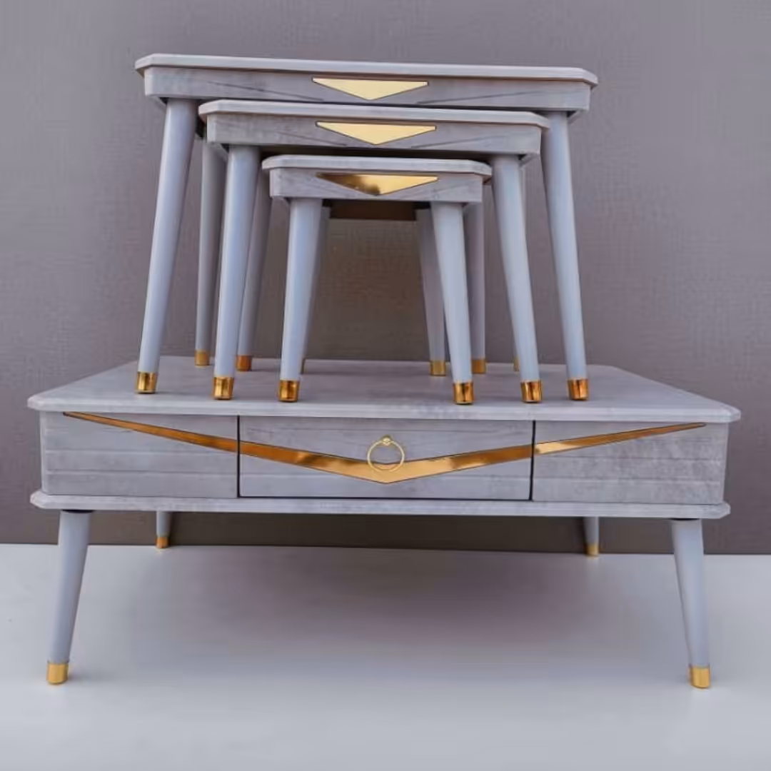 میز جلو مبلی عسلی چهار تیکه ام  دی اف(ارسال به صورت پس کرایه در مقصد)لطفا قبل از ثبت سفارش با غرفه دار گفتگو کنید 