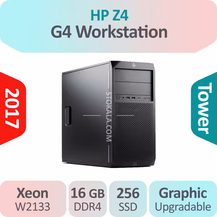 کیس استوک HP Z4 G4 Workstation پردازنده Xeon