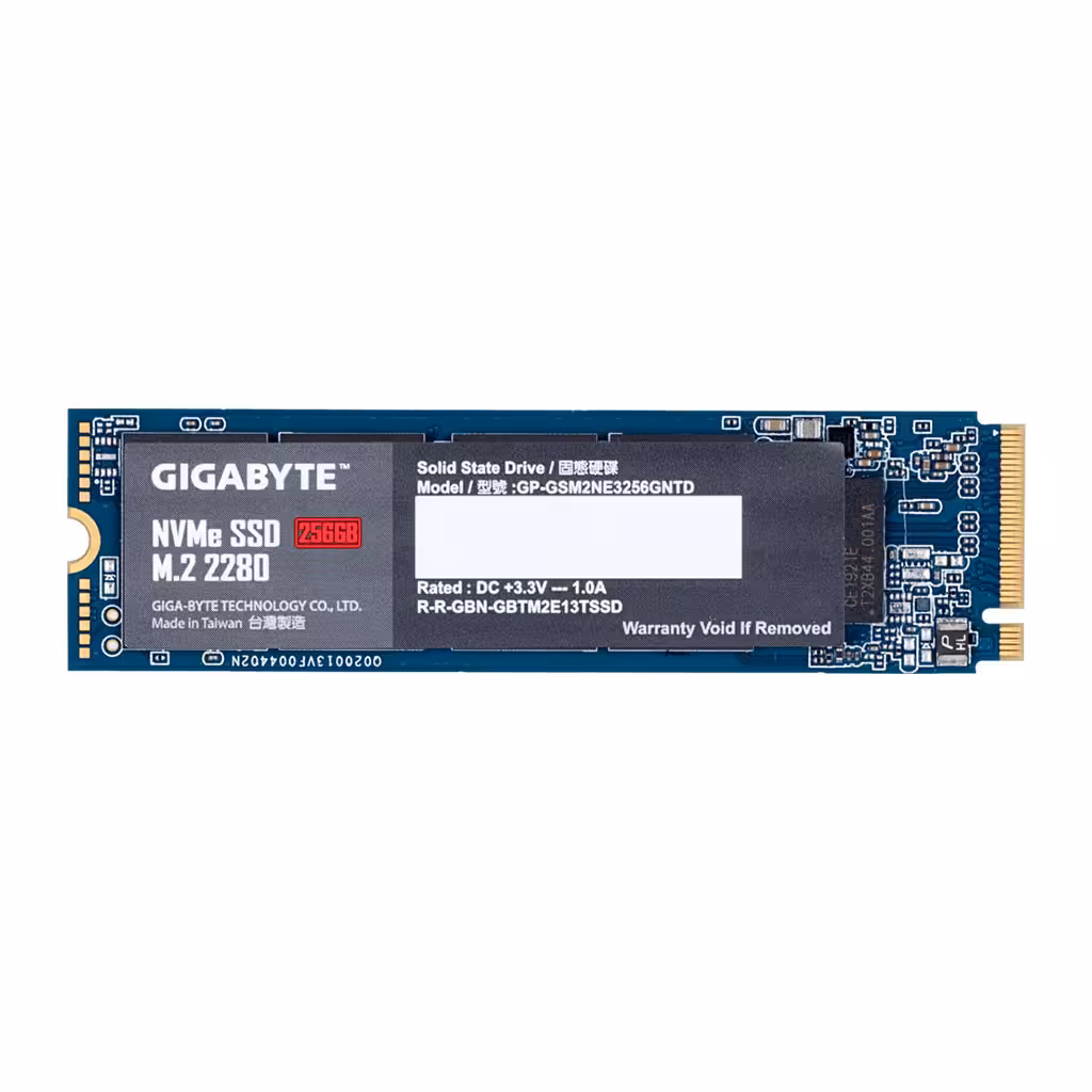 حافظه SSD اینترنال گیگابایت مدل M.2 2280 NVMe ظرفیت 256 گیگابایت