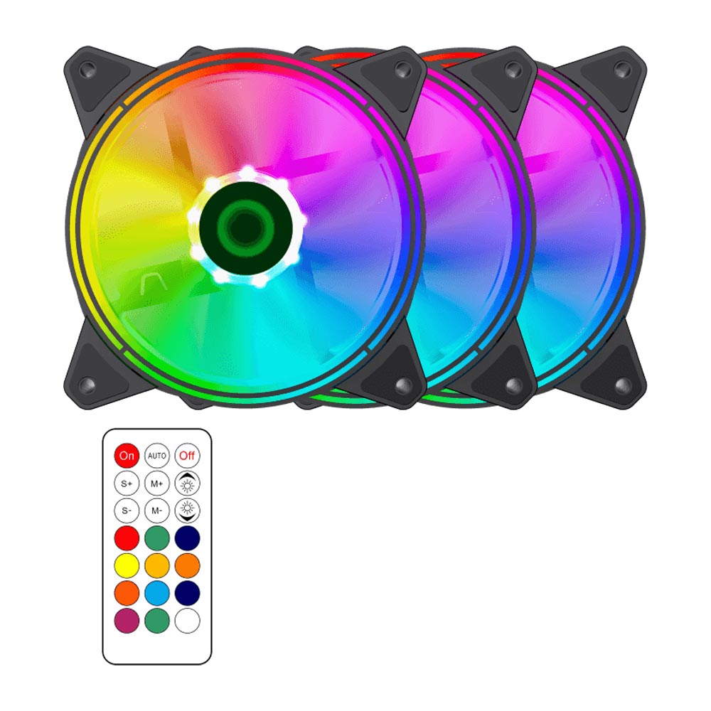 فن کیس گیم مکس مدل RQ 300 بسته 3 عددی