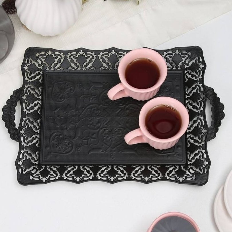 سینی فلزی طرحدارسایزبزرگ