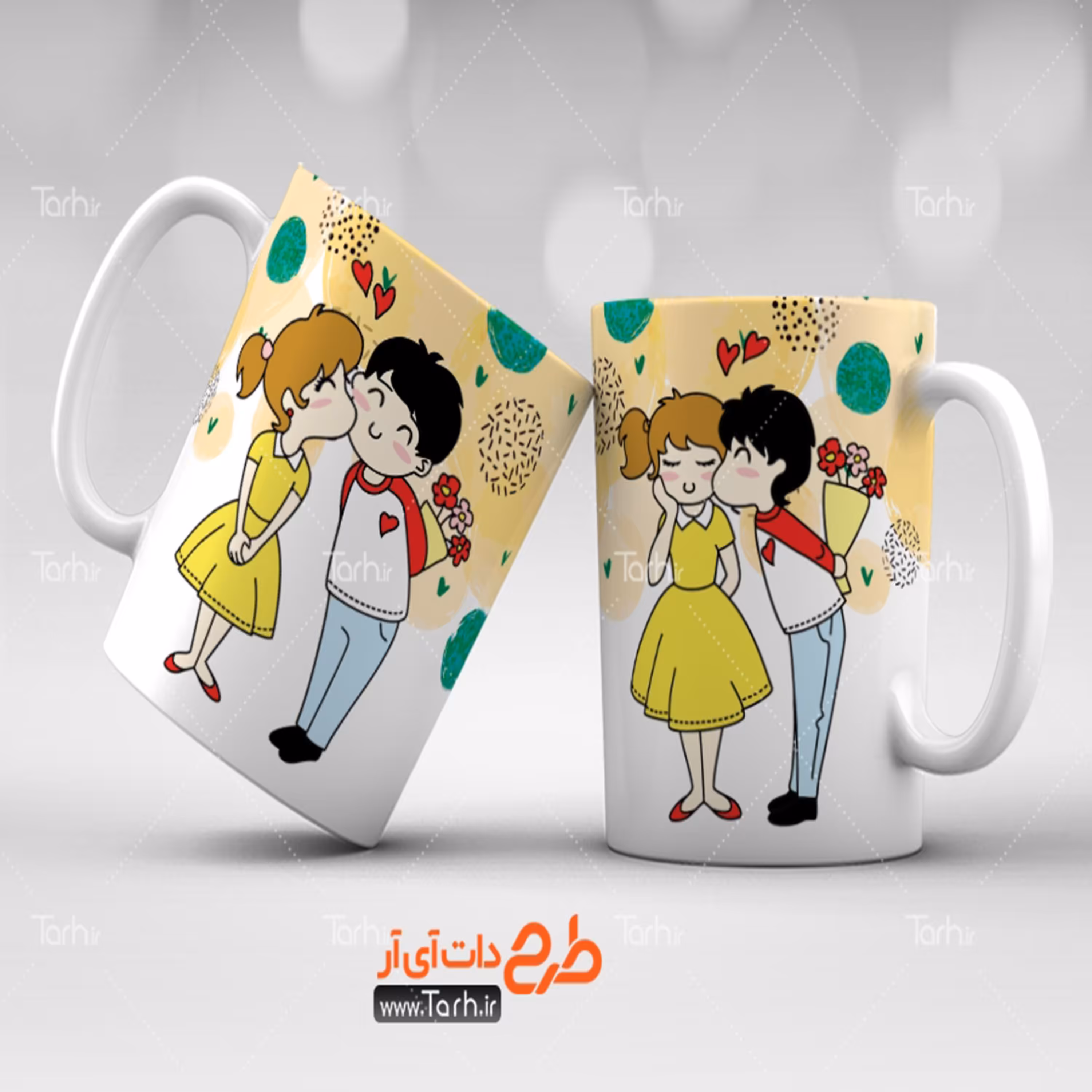 لیوان طرح ست دونفره 1