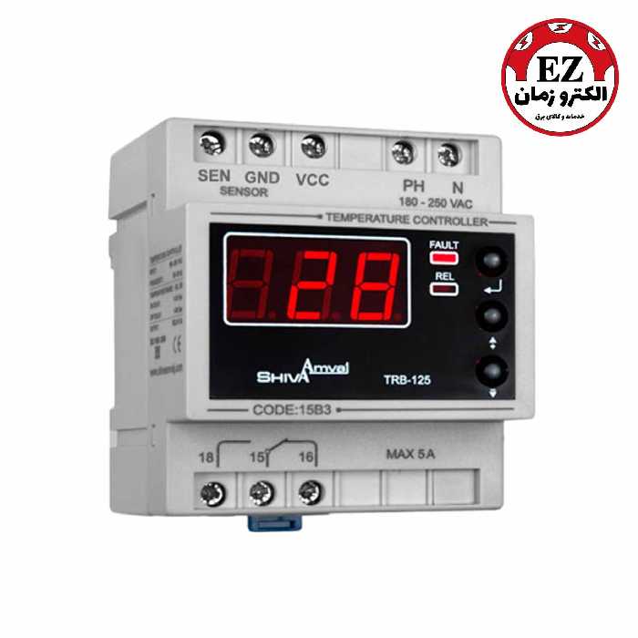 ترموستات 125 .. 50- درجه سانتیگراد شیوا امواج