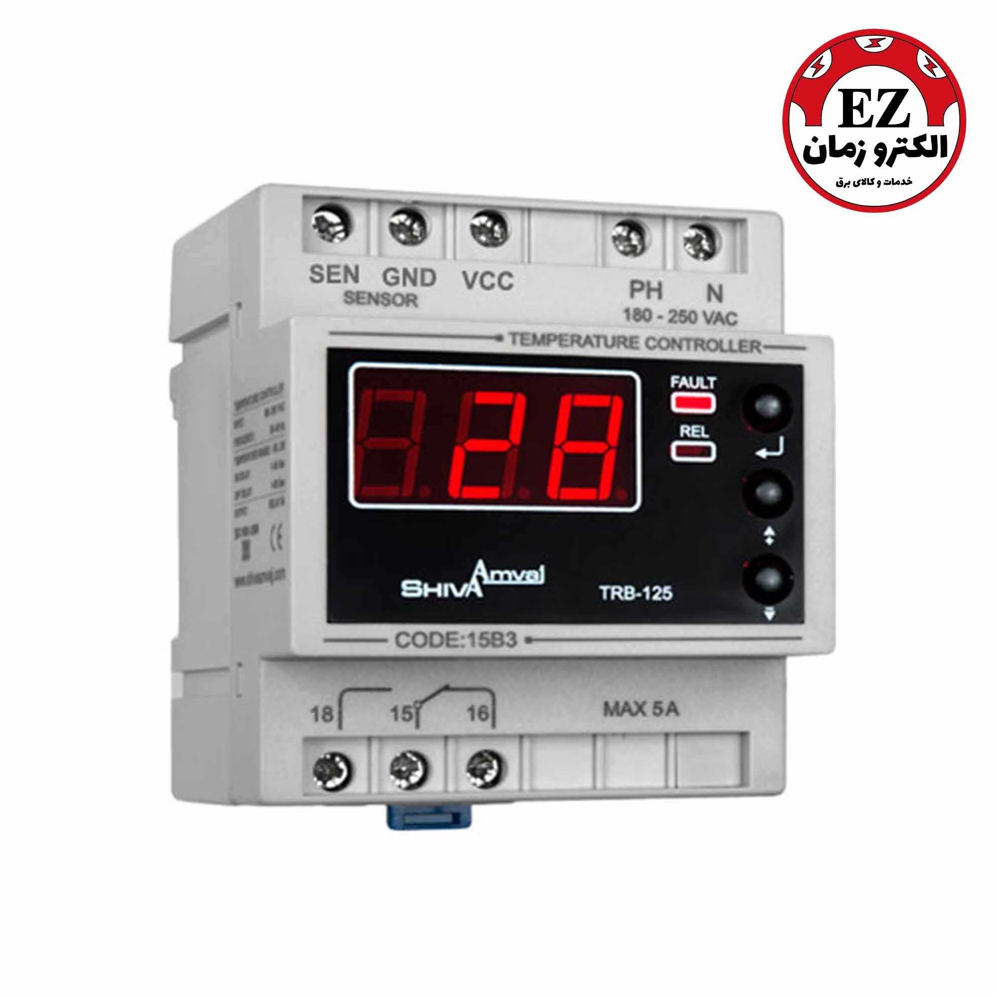 ترموستات 125 .. 50- درجه سانتیگراد شیوا امواج