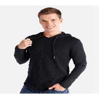 تی شرت مشکی مردانه سیاه آستین بلند پوستی مناسب T shirt Colin’s