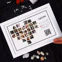 تابلو جورچین قلب سایز a3 