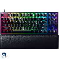 کیبورد مخصوص بازی ریزر مدل Huntsman V2 Tenkeyless Clicky Optical Switch Purple