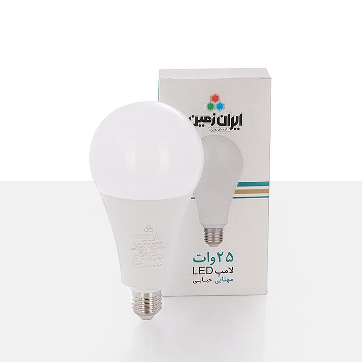 لامپ 25 وات برند ایران زمین