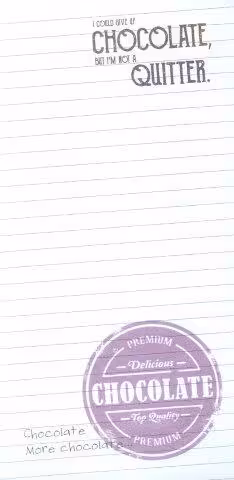 دفتر یادداشت چه کنم های هفته (طرح شکلات،کد 157)