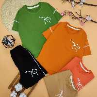 تیشرت و شلوارک اسپرت خرس سفید