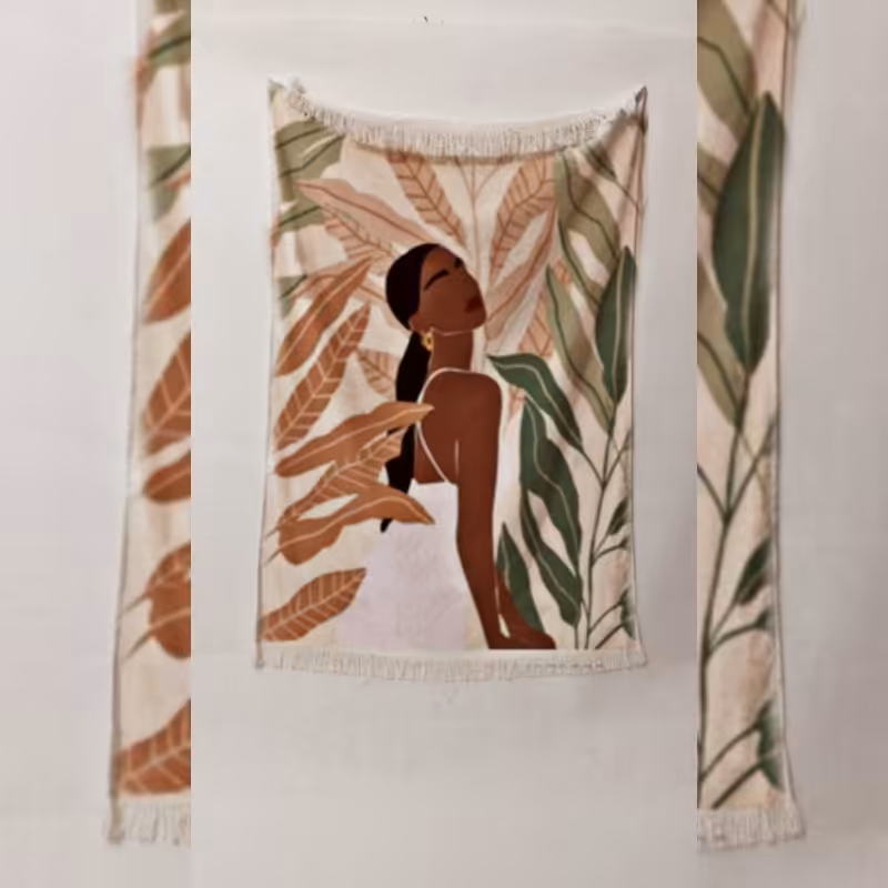 شال مبل دختر  آفریقایی