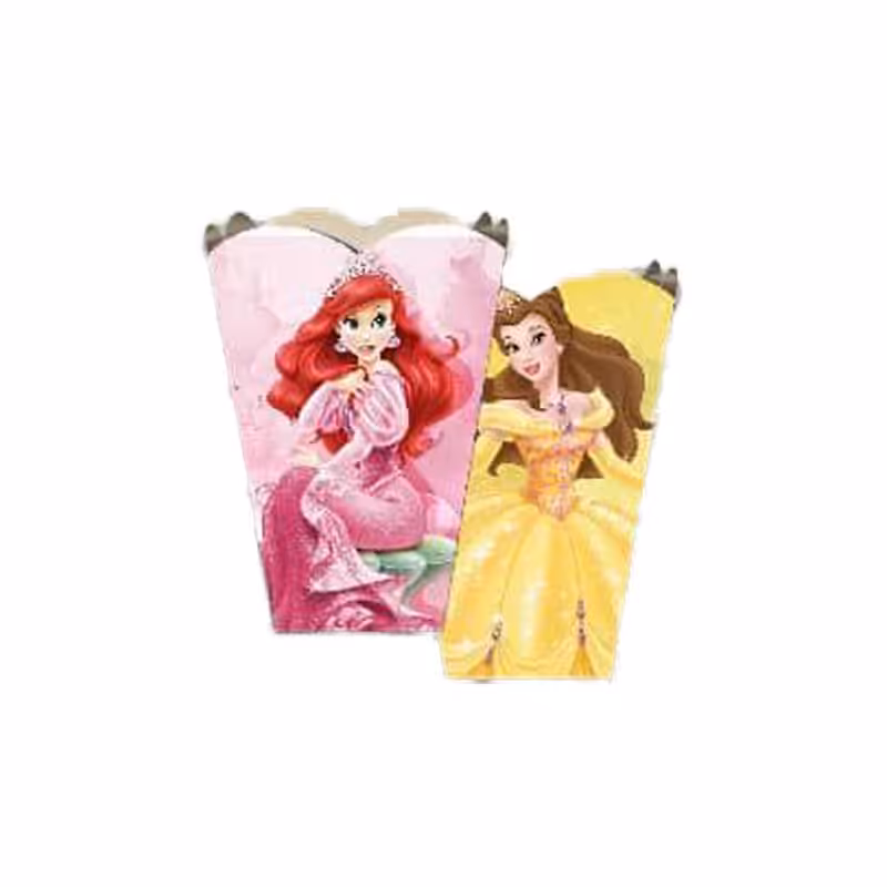 جعبه پاپ کورن تم تولد پرنسس های دیزنی