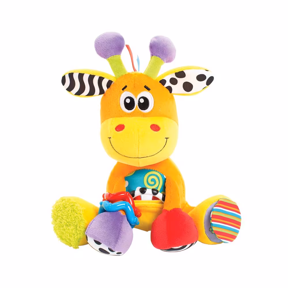 عروسک جغجغه ای پلی گرو Playgro طرح زرافه