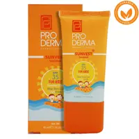 کرم ضدآفتاب کودکان SPF35 پرودرما فاقد جاذب های شیمیایی