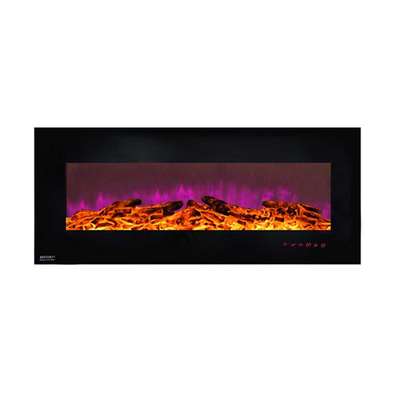 شومینه دیواری برقی شومینه بیستون مدل HD_130_T_W16_L4bs