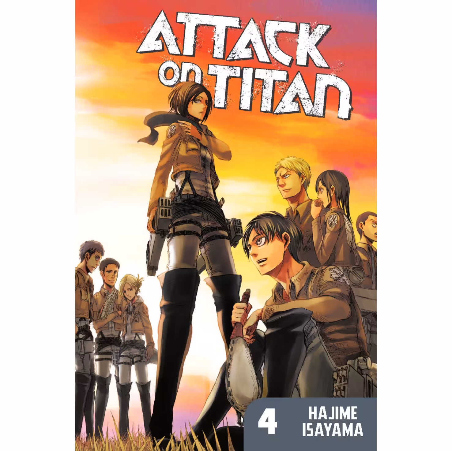 مانگا نبرد با تایتانها 4 attack on titan