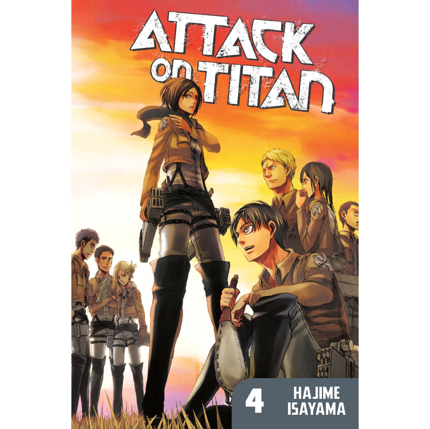 مانگا نبرد با تایتانها 4 attack on titan