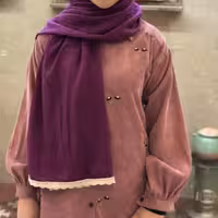 شال دخترانه و زنانه وال نخی نوار کنفی دو متری در رنگ بندی 